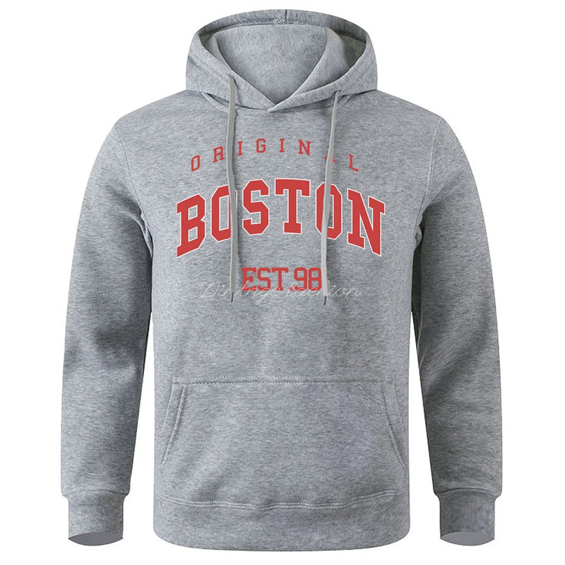 Original Boston moletom masculino.