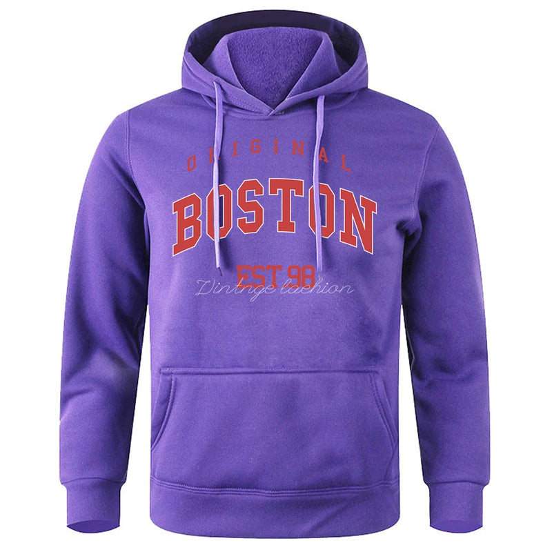 Original Boston moletom masculino.