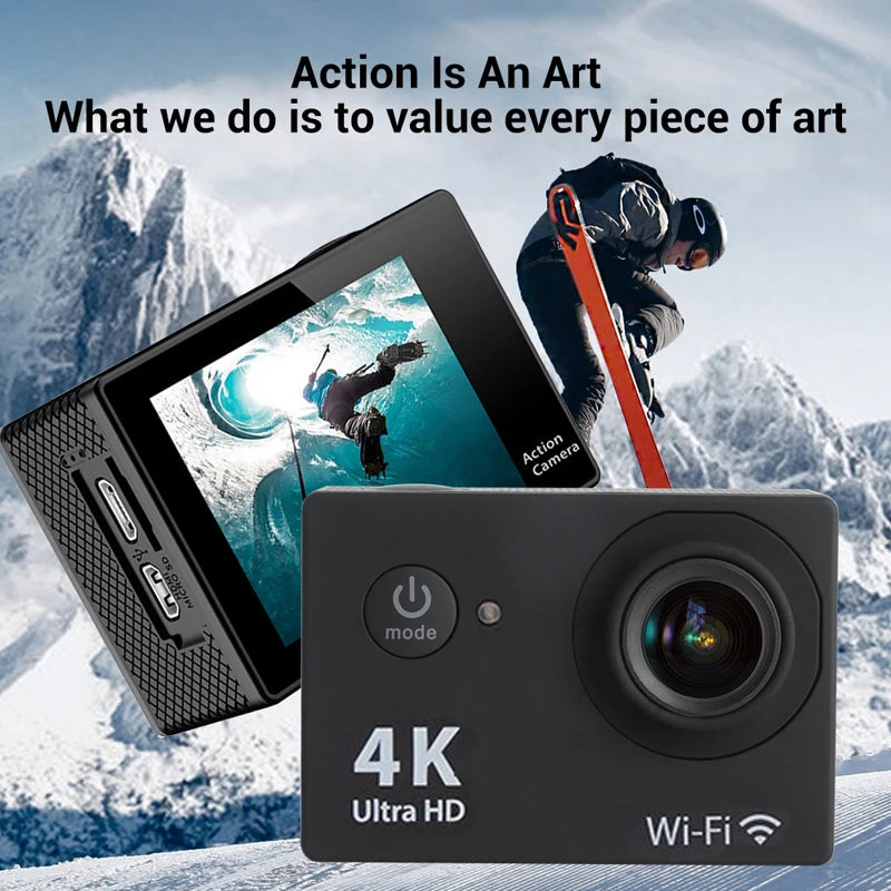 4K Action Camera 1080P/30FPS WiFi 2.0