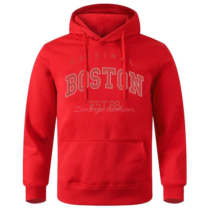 Original Boston moletom masculino.