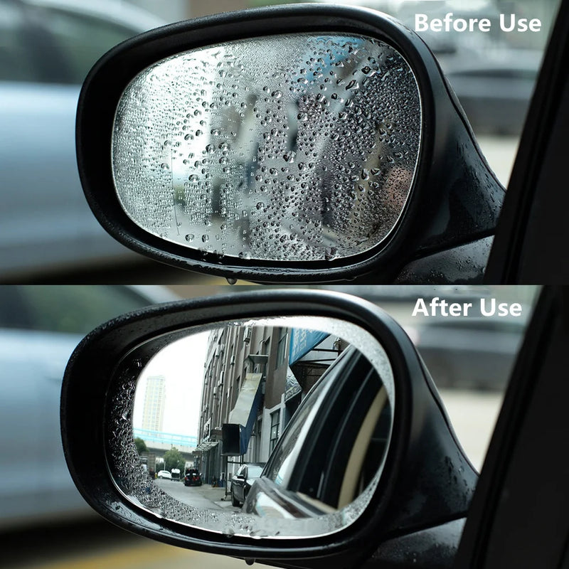 adesivo retrovisor prova de chuva.