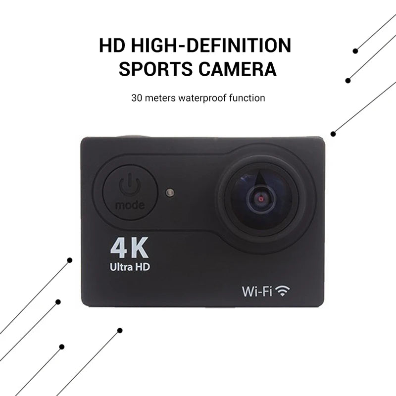 4K Action Camera 1080P/30FPS WiFi 2.0