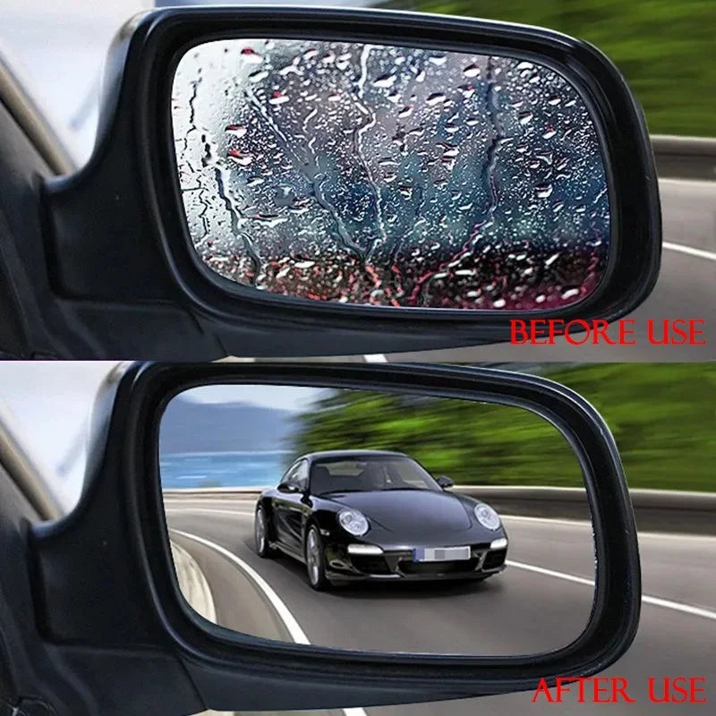 adesivo retrovisor prova de chuva.