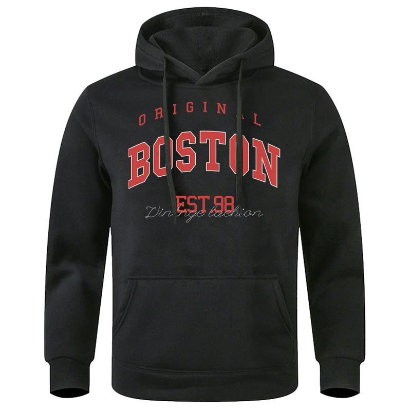 Original Boston moletom masculino.