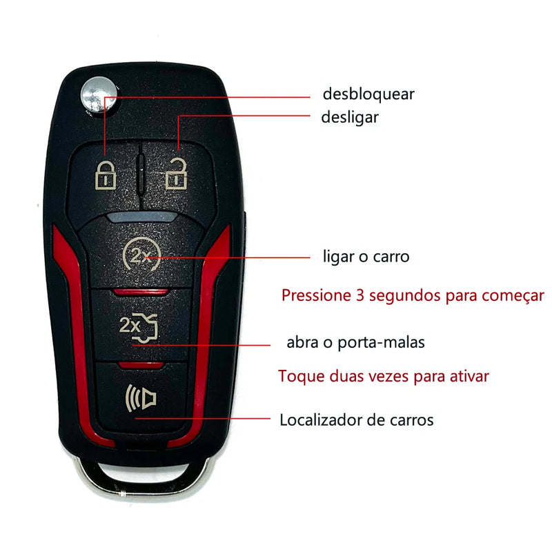 Universal auto alarme remoto.